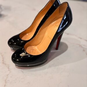 Christian Louboutin Bianca Black Patent heels